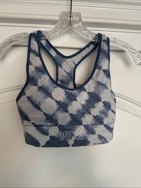 PINK Victoria's Secret Tie-Dye Racerback Sports Bra